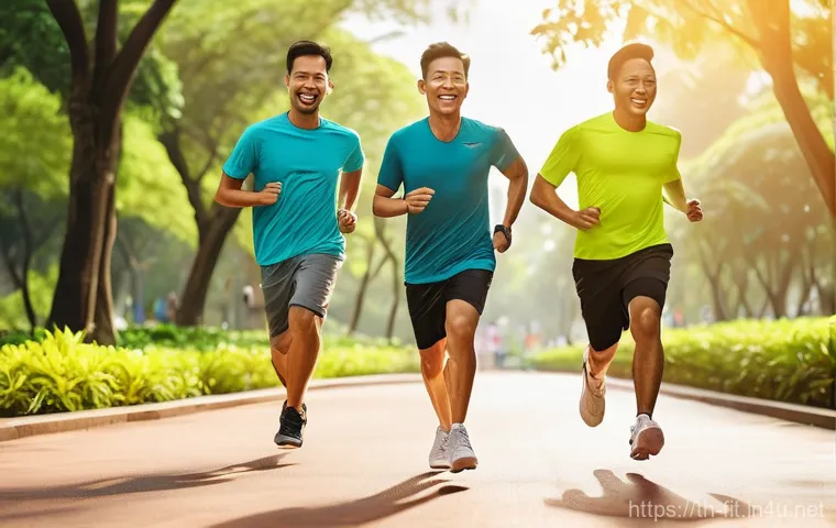 헬스트레이너 유산소운동 설계 - **Prompt 1: Modern Trainer and Client with Tech-Enhanced Cardio Session**
    A vibrant, sunlit mode...
